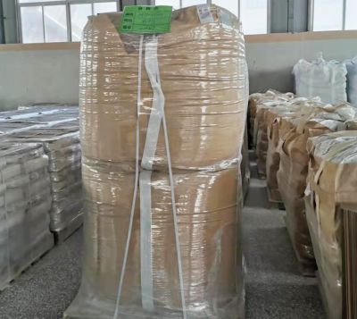 Ton bags packed in pallets